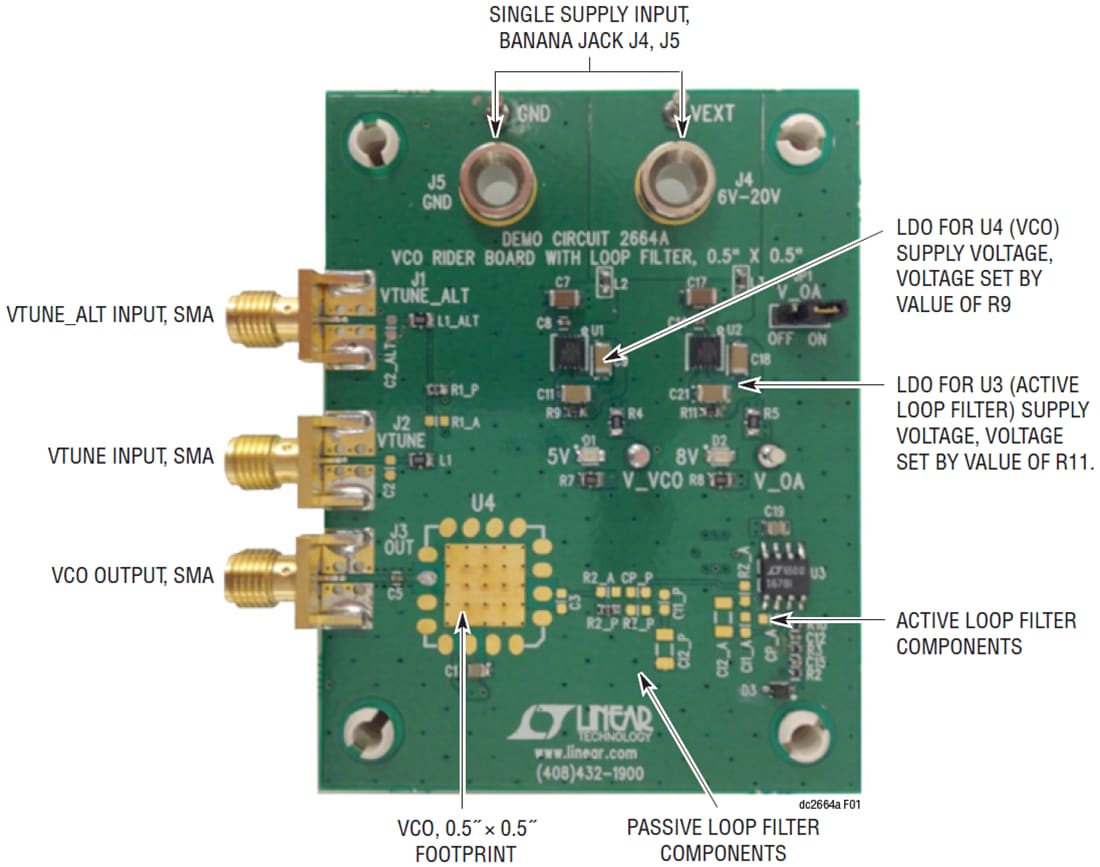 Location Circuit - Analog Devices Inc. LT3042 Demo Board DC2664A Location Circuit - Analog Devices Inc. LT3042 Demo Board DC2664A