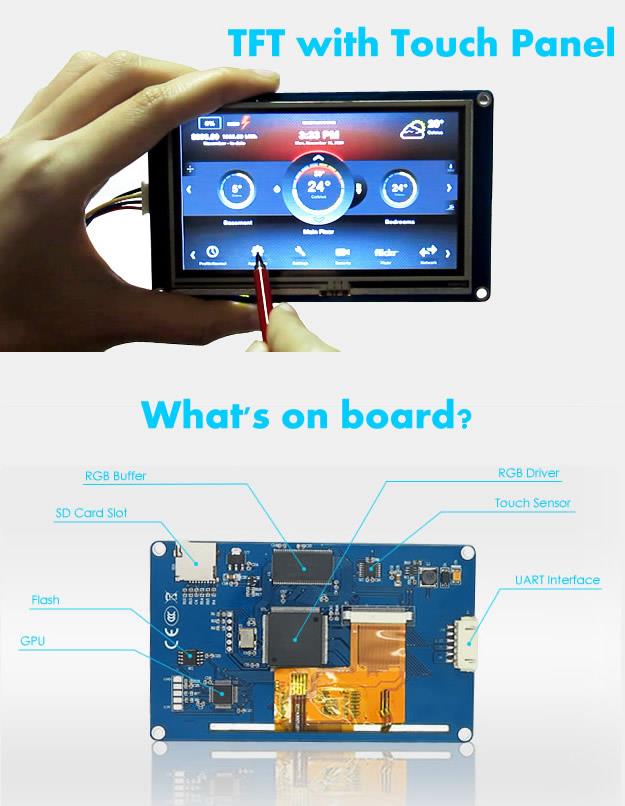 Pantalla Hmi 3,2 Touch Nextion Arduino Raspberry Pic Plc Pantalla Hmi 3,2 Touch Nextion Arduino Raspberry Pic Plc