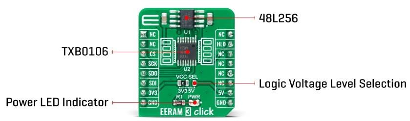Mikroe EERAM 3 Click Mikroe EERAM 3 Click