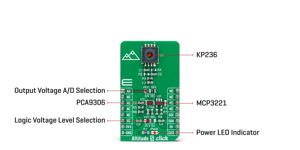 Mikroe Altitude 5 Click Mikroe Altitude 5 Click