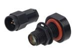 Amphenol / SV Microwave Black Chrome Anti-Reflective SMA Connectors