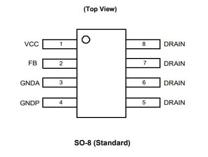 Diodes Incorporated AP3928 Universal AC Step Down Power Switcher