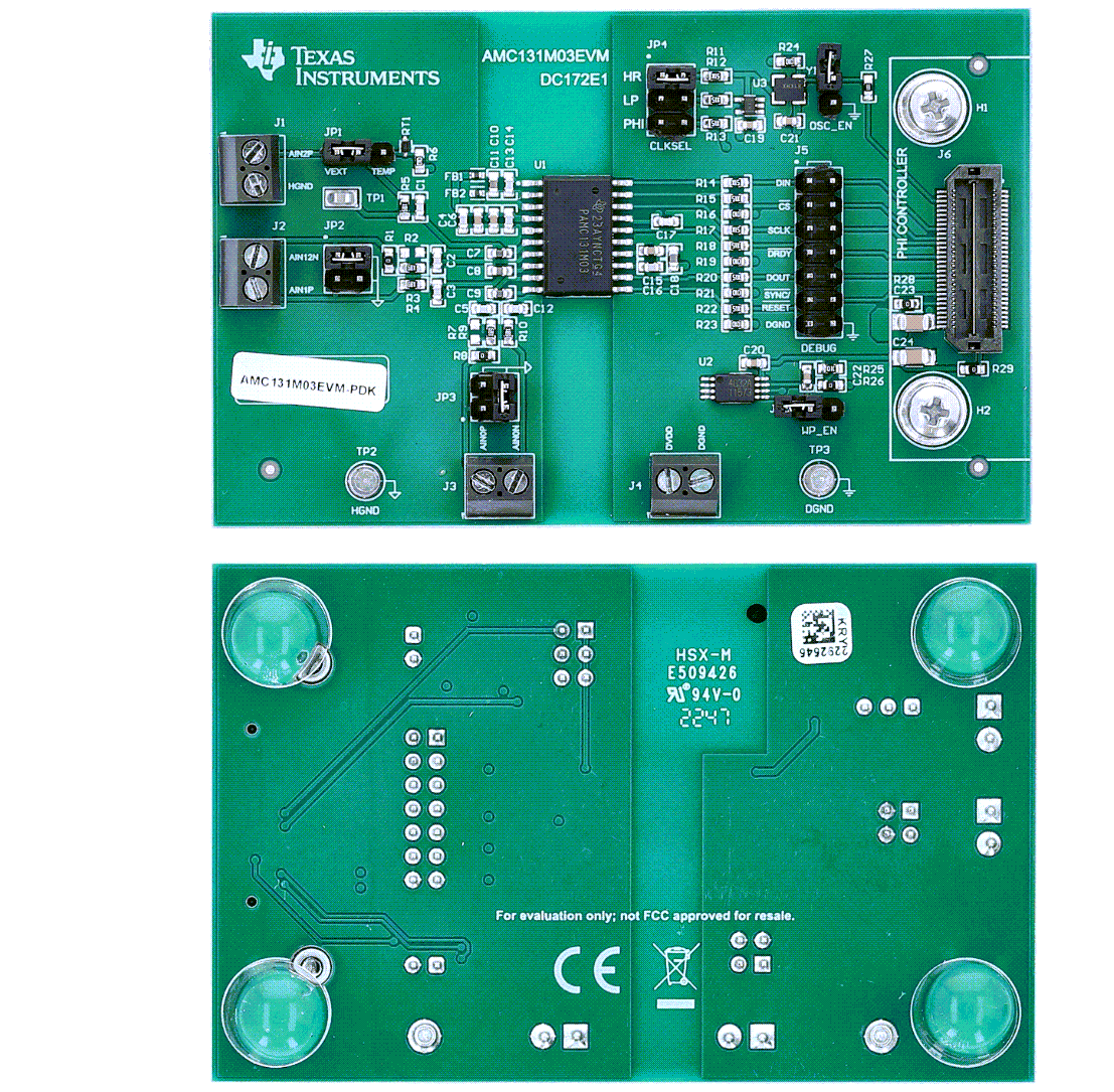 Texas Instruments AMC131M03EVM Performance Demonstration Kit (PDK)