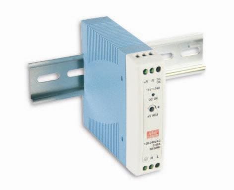 Mean Well Din-Rail power supply 15W 5V 3A ; MeanWell MDR-20-5
