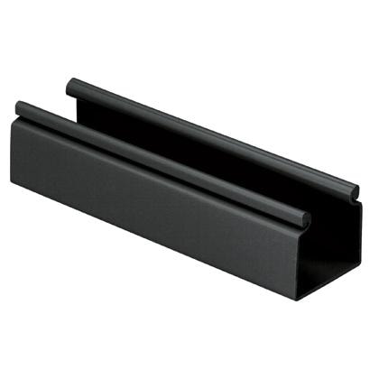 Canaleta FiberRunner 2X2 sin Tapa de PVC Rígido Sin Orificios de Montaje Color Negro 1.8 m de Largo HS2X2BL6NM - Código: HS2X2BL6NM | Compra en Guadalajara