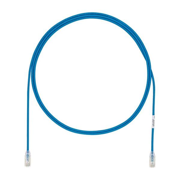 Cable de Parcheo TX6 UTP Cat6 Diámetro Reducido 28AWG Color Azul 6in 15.2 cm UTP28SP6INBU - Código: UTP28SP6INBU | Compra en Guadalajara