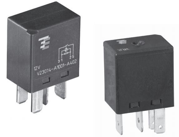 Relé De Potencia TYCO 12VDC 5 Pines - Modelo VFM-15F41-S01, Ideal Para Coches Y Electrónica